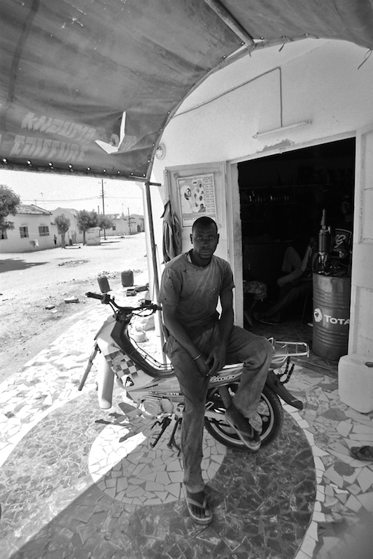 'Pape', at the Kasnack mechanic's shop.